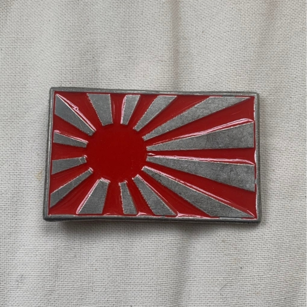 Rising Sun Flag Belt Buckle